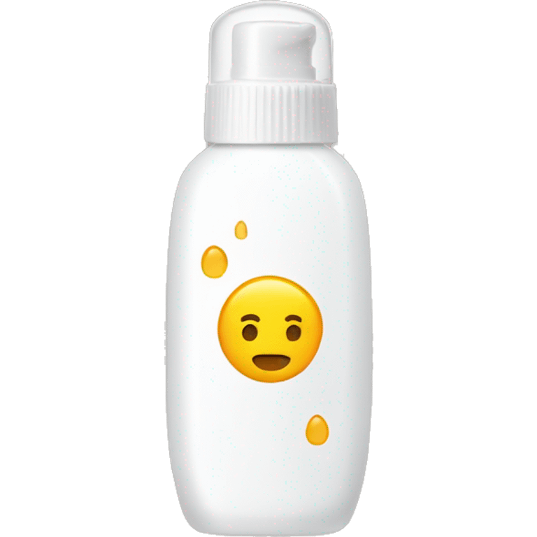 little facial sunscreen bottle emoji