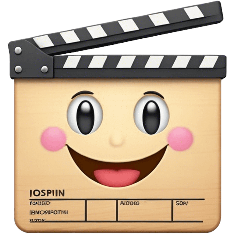 Clapperboard Smilie emoji