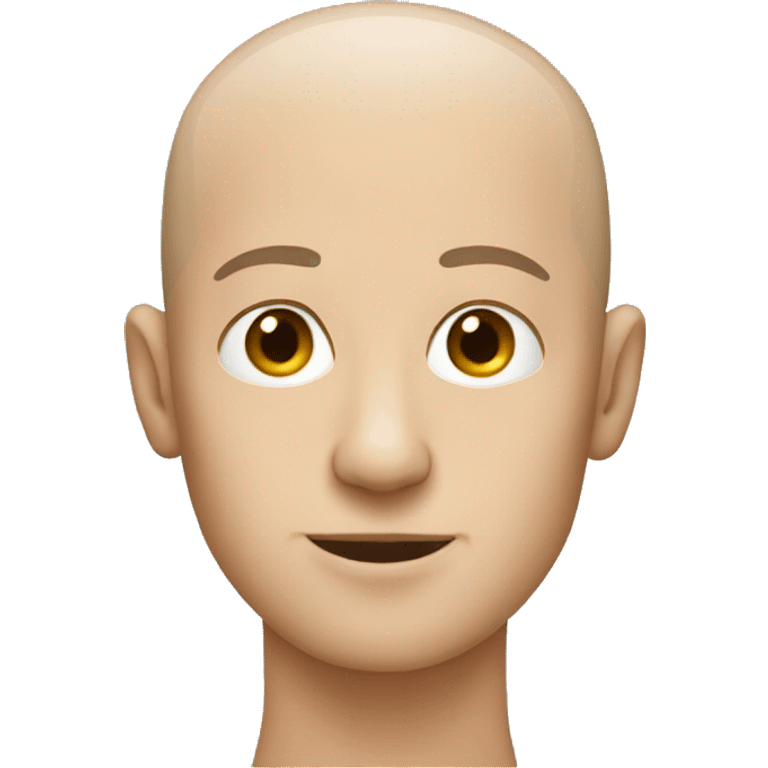 person without hair emoji