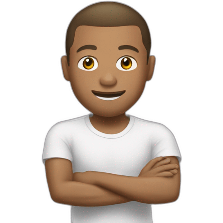 Mbappe qui mange une aubergines emoji