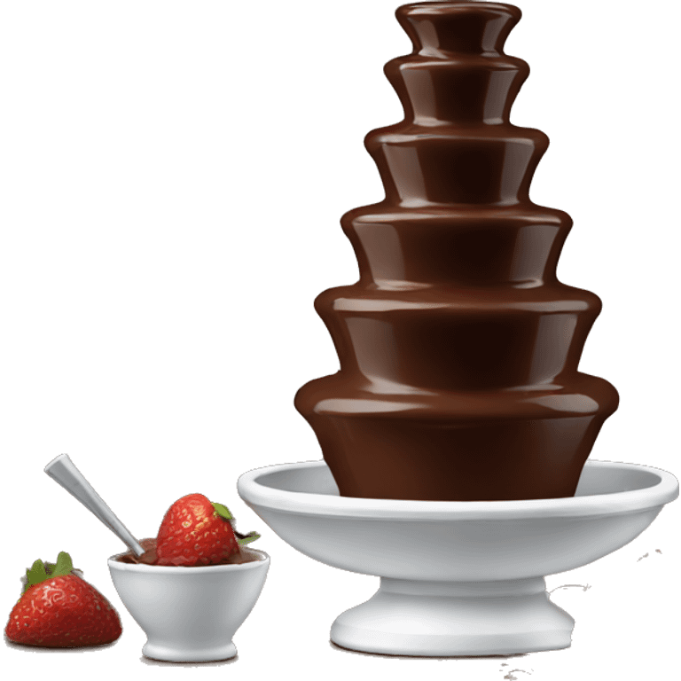 Chocolate fountain emoji