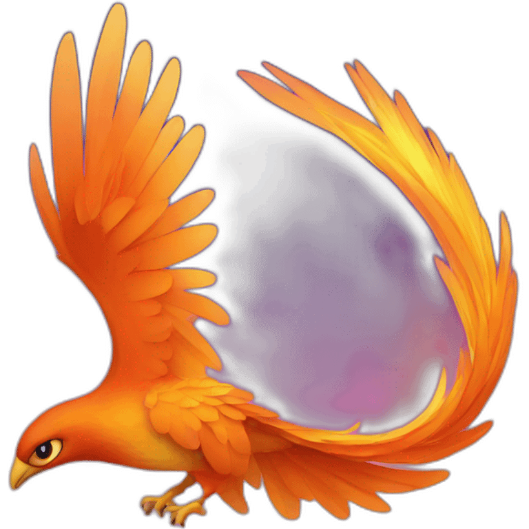 p letter as phoenix emoji