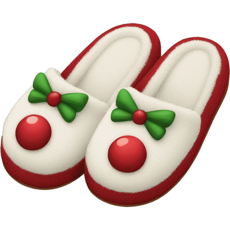 Christmas slippers emoji