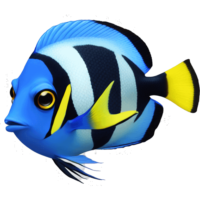 Powder blue tang emoji