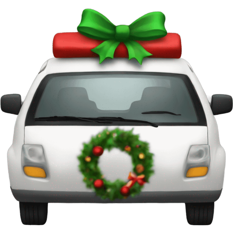 Christmas Prius  emoji