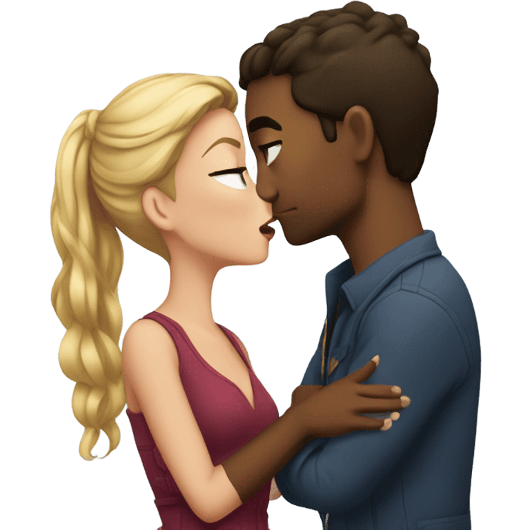 chase and anna kissing emoji