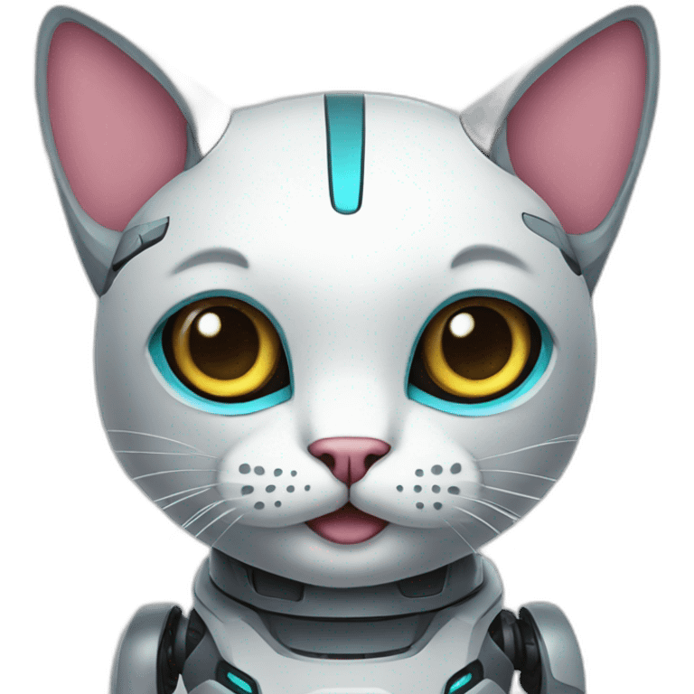 Robot cat emoji