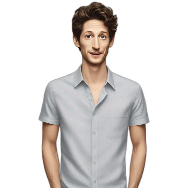 pierre niney wear ikea shirt emoji