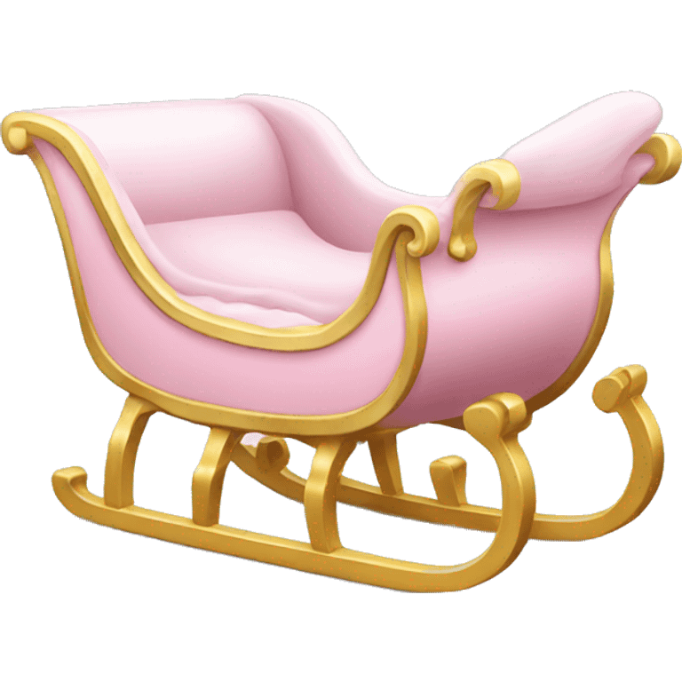 light pink sleigh emoji