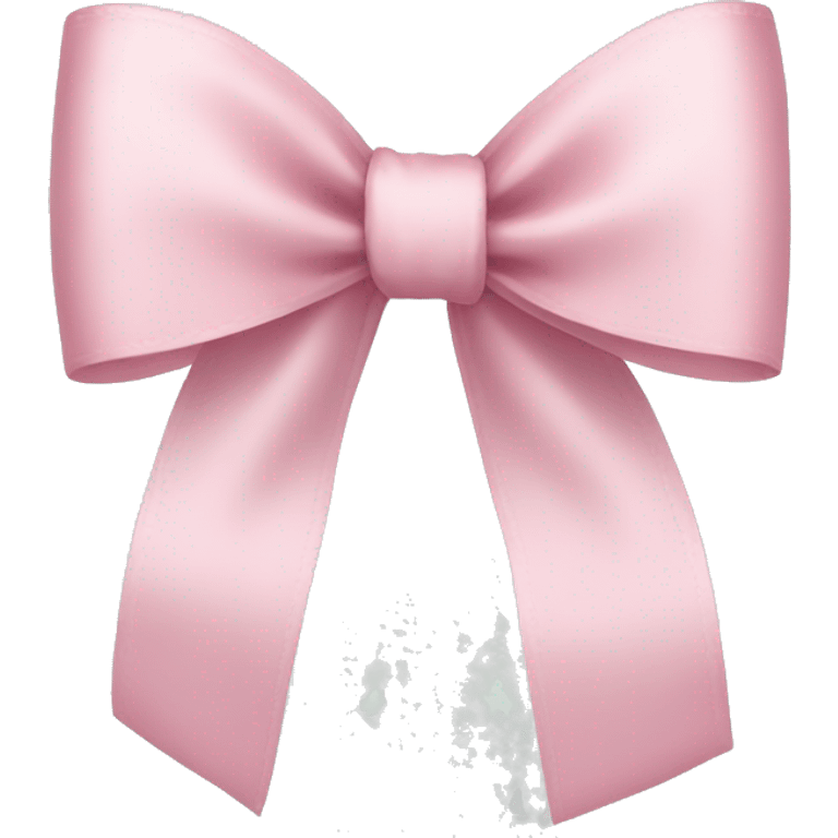 light pink ribbon bow emoji