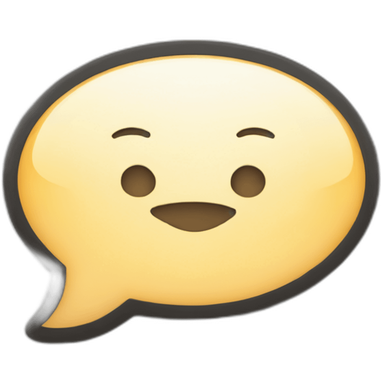 speech bubble emoji