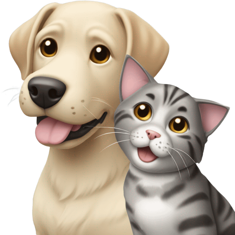 Dog and cat emoji