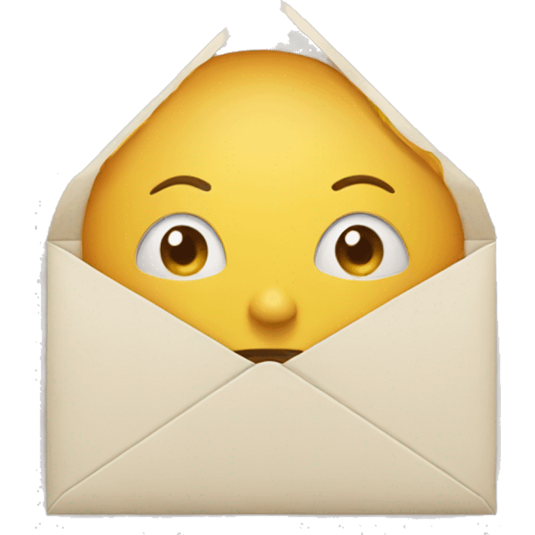 person inside an envelope emoji