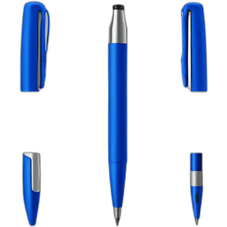 blue pen emoji