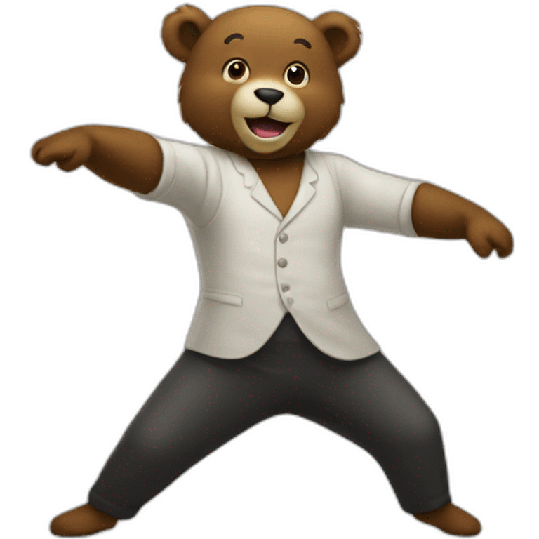 Ours qui danse emoji