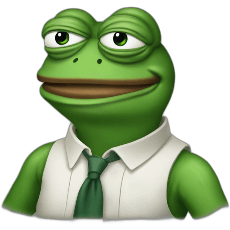 pepe frog programmer emoji