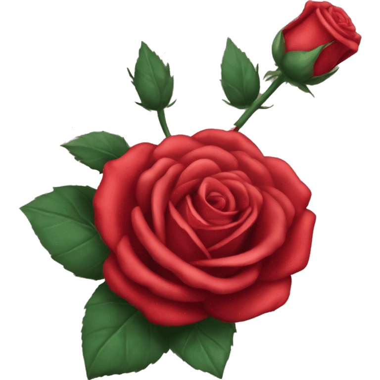 Ramo de rosas rojas  emoji