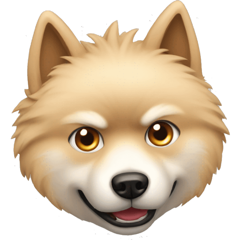 Spitz beige angry emoji