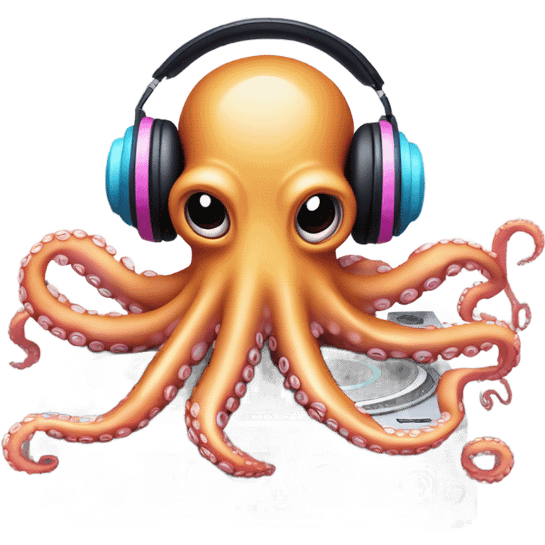 DJ Octopus emoji