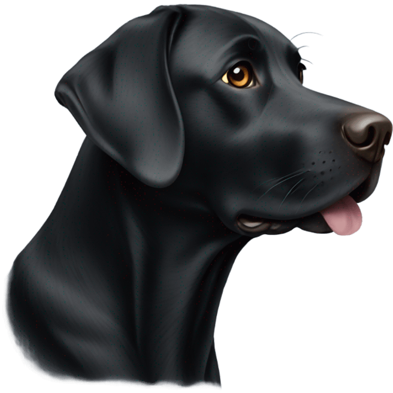 black labrador emoji