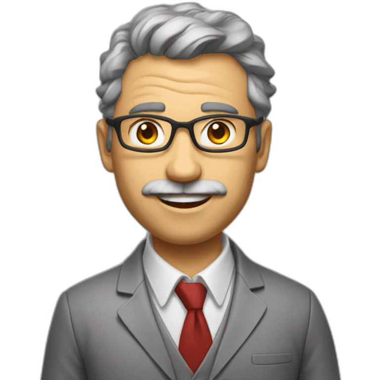 professeur de physique fou emoji