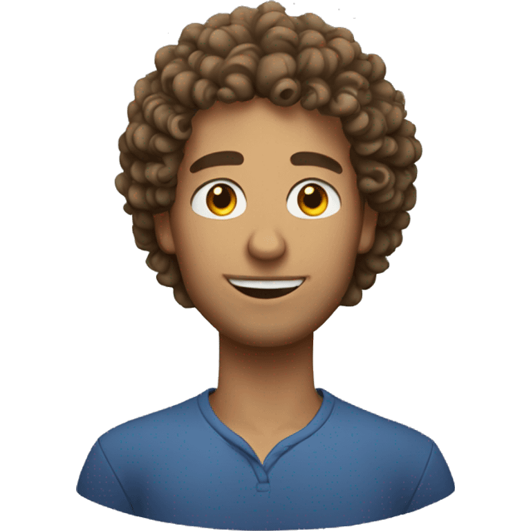 dutch guy with curly hair emoji