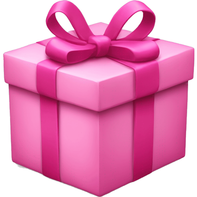 Pink present emoji