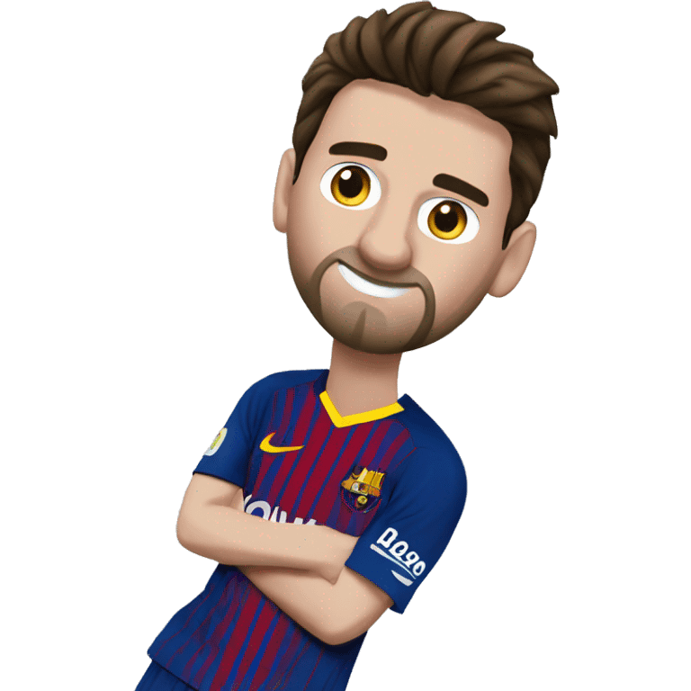 Léo Messi qui dort emoji