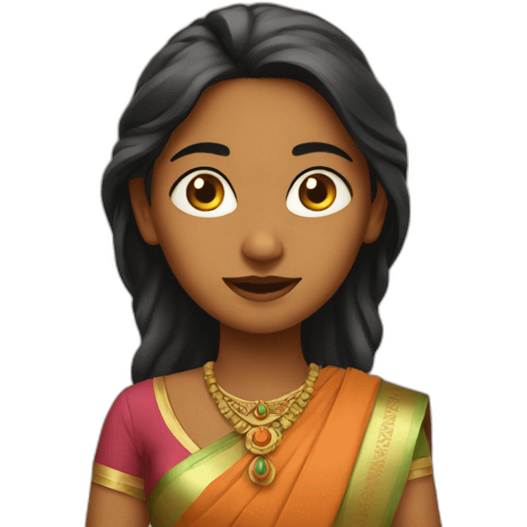 An Indian lady  emoji