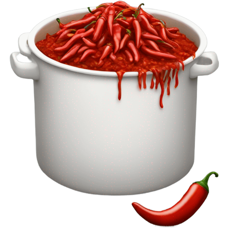 And massive pot of chilli being spilled  emoji