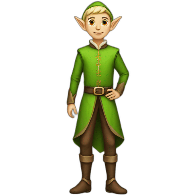 Male elf full body emoji