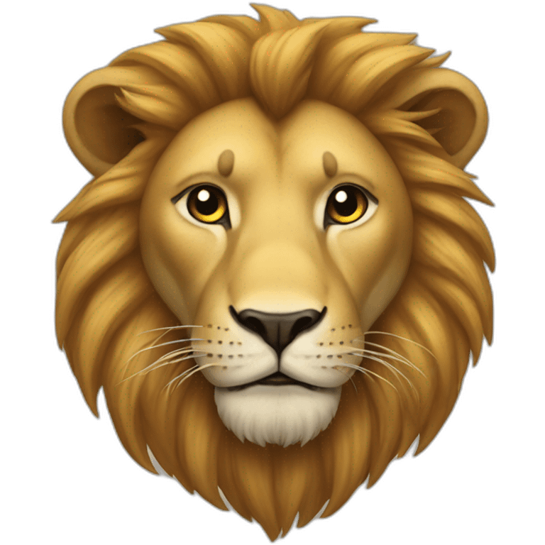 Un lion emoji