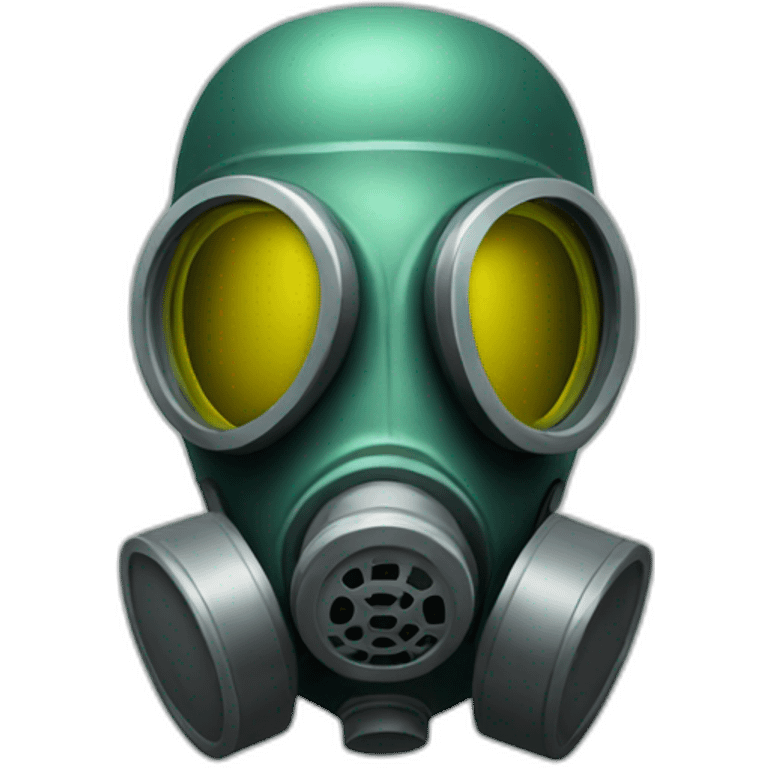 Sci-fi gas mask emoji