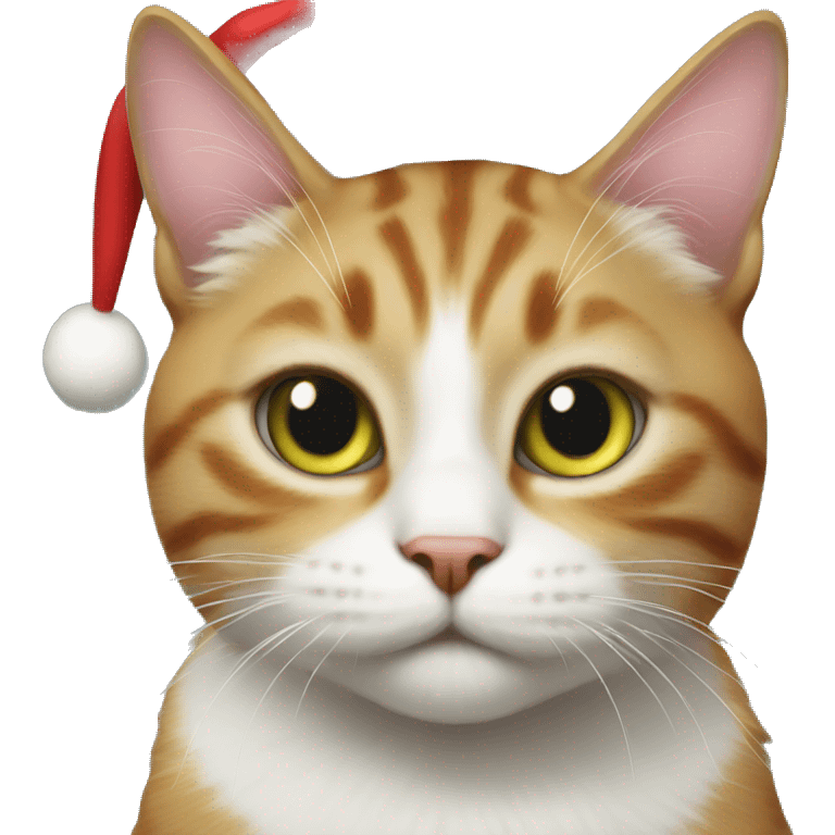 Christmas cat emoji