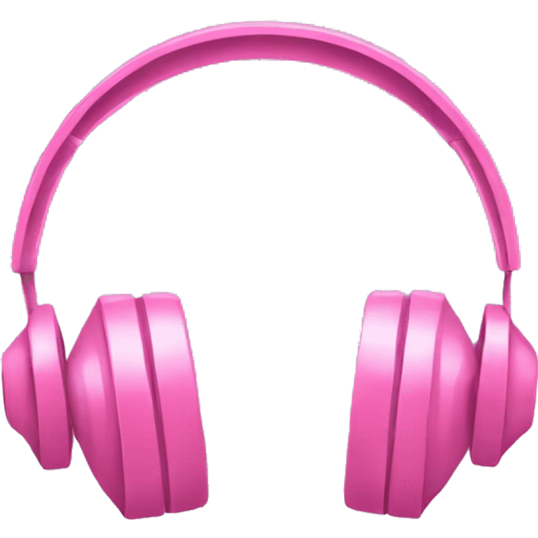 Headphones with pink bows emoji