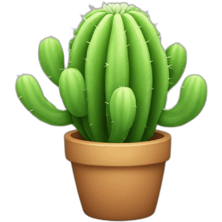 Small Peyote cactus emoji