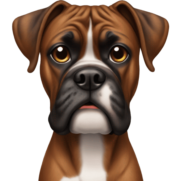 Brindle boxer emoji