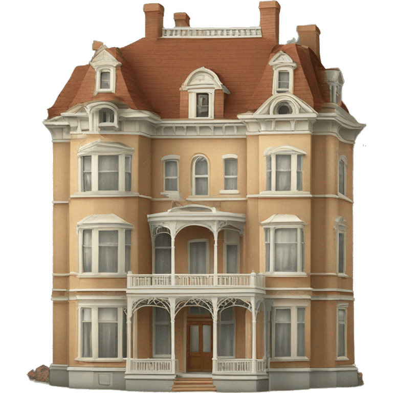 Exclusive pre-Victorian Mansion hotel bird’s house emoji