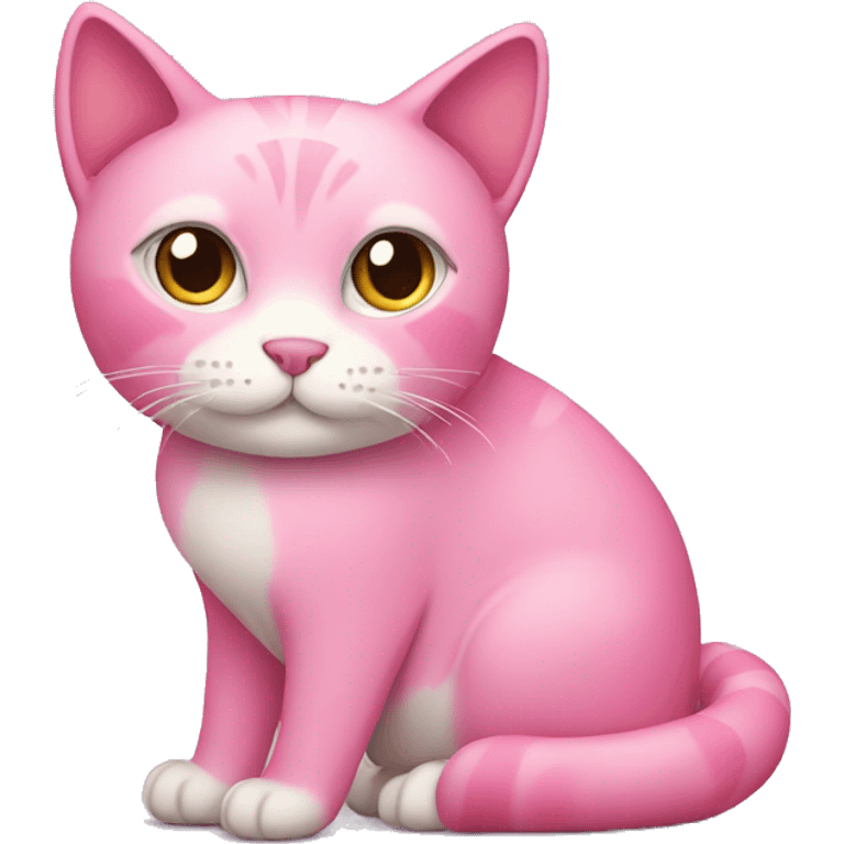 Pink cat emoji