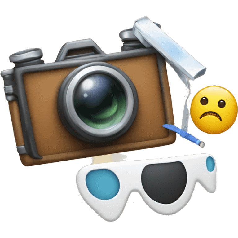 An emoji representing challenge videos, featuring various elements like a camera, a play button, and fun challenge icons, showcasing the exciting and competitive nature of these videos emoji