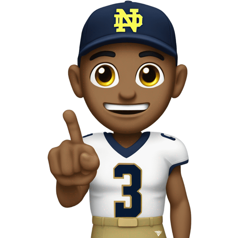 Notre Dame football fan emoji