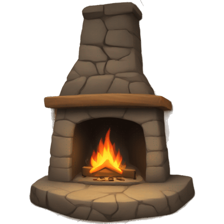 camp fireplace emoji