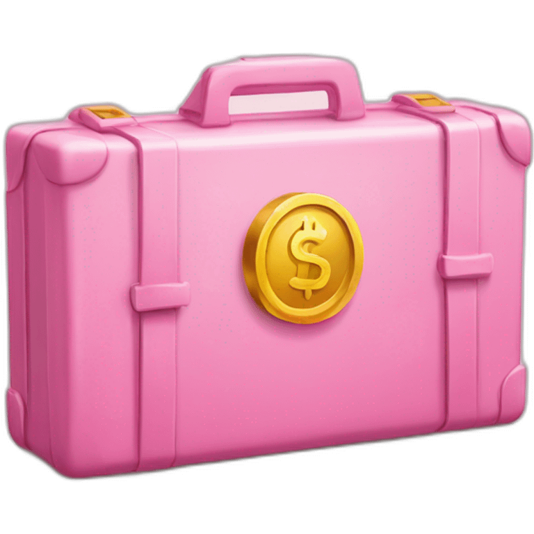 money iin pink case emoji