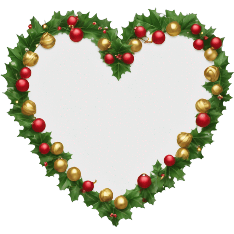 Christmas heart  emoji