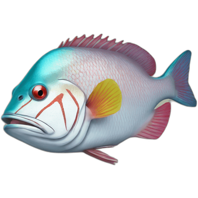 Mutton snapper emoji