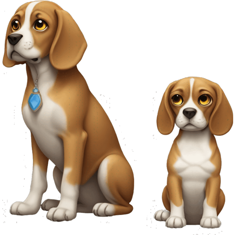 sphinx and beagle emoji