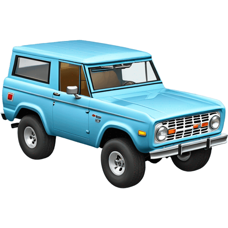 light blue 1976 bronco emoji