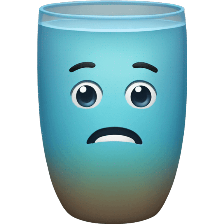 Vaso de agua  emoji