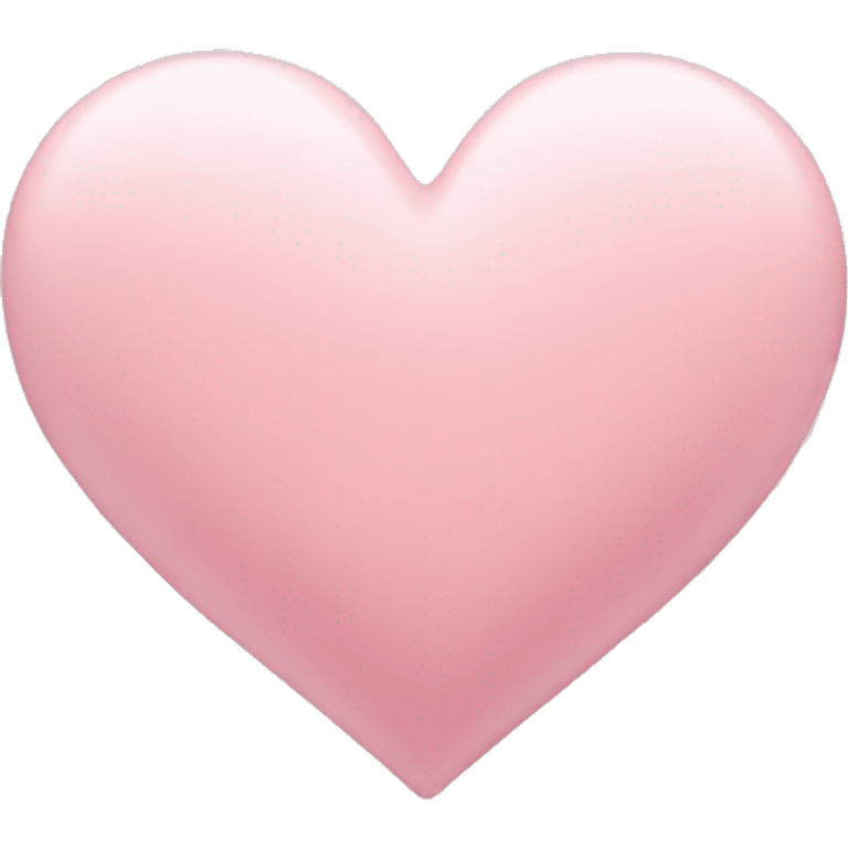 pastel pink heart  emoji