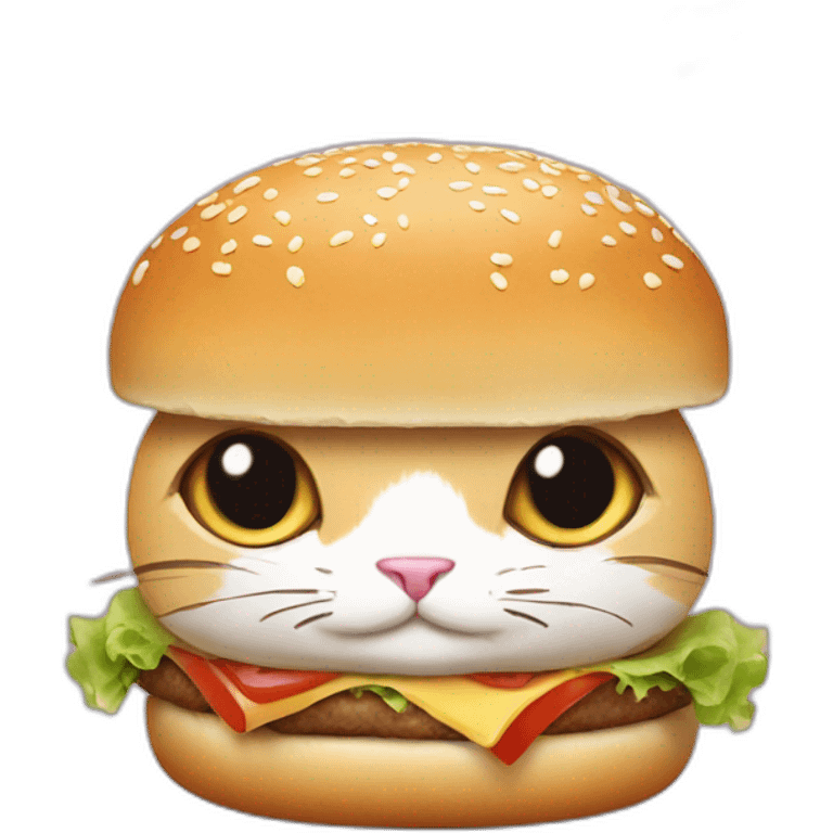 cat rabbit burger emoji